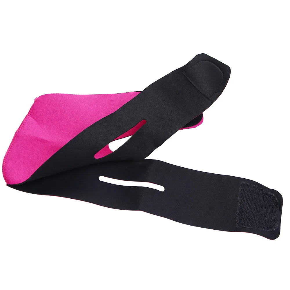 Маска бандаж для V зоны лица с эффектом лифтинга подтяжки кожи щёк подбородка и