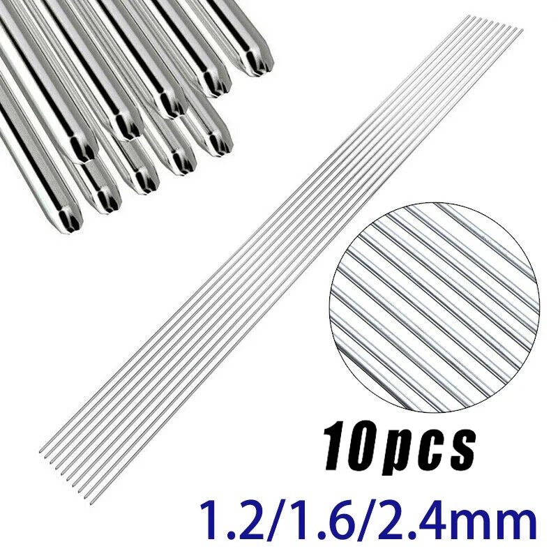 

Repair Welding Rods Workshop 10pcs Stainless steel 1.2/1.6/2.4mm Solder