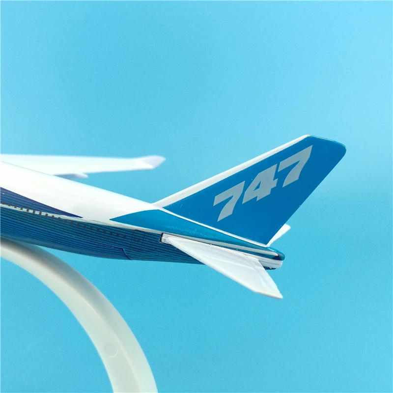 Модель самолета авиакомпании Боинг 747 16 см модель из сплава 1:400 B747 декоративная