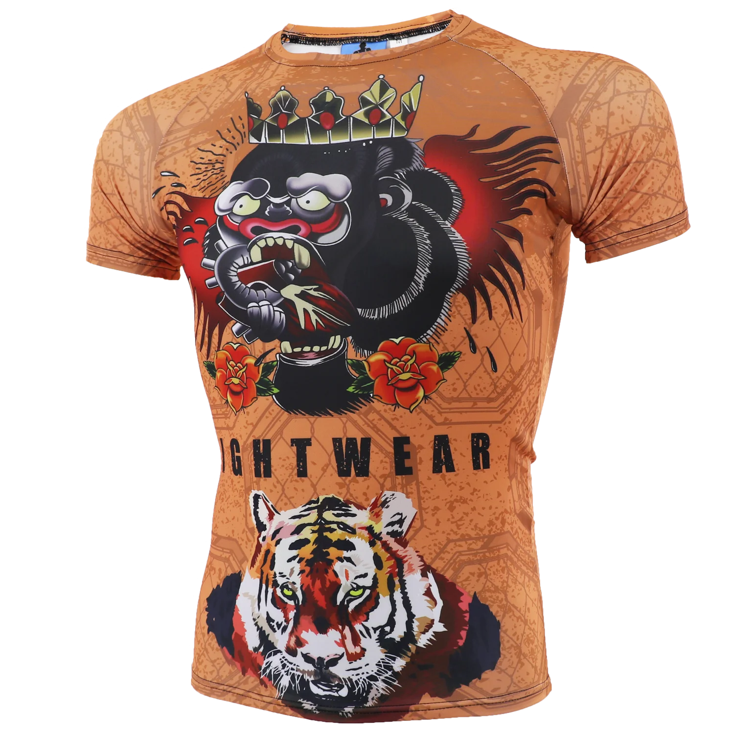 Комбинезон MMA mouth gun Conor боди с коротким рукавом спортивные Смешанные боевые