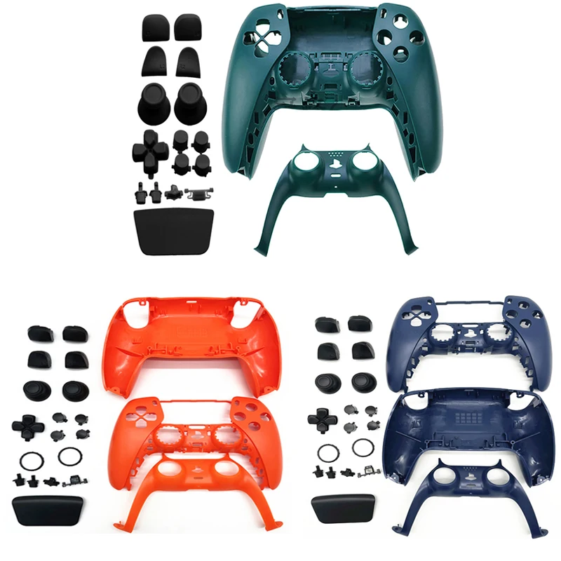 

Custom Color For PS5 Playstation 5 Controller Full Set Housing Shell Case Cover Faceplate Decoration Shells Buttons Gamepad DIY
