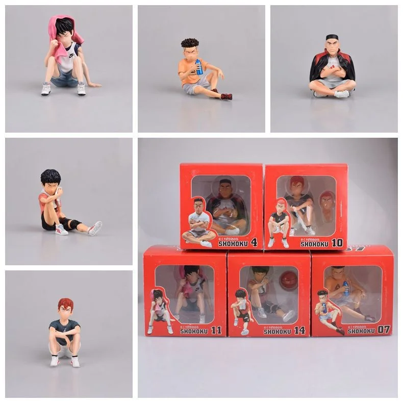 

Фигурка сидячая аниме Slam Dunk Sakuragi Hanamichi рукава Kaede Miyagi Ryota Акаги Такенори Mitsui Kotobuki