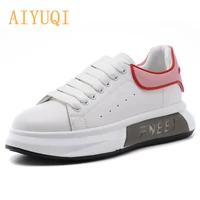 aiyuqi womens sneakers shoes large size 41 42 43 spring new white sneakers girls thick bottom breathable trendy womens shoes