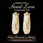 Роскошные модные серьги, модные аксессуары, подарки на день Святого Валентина, ожерелья для пар, подарки на годовщину, ювелирные изделия