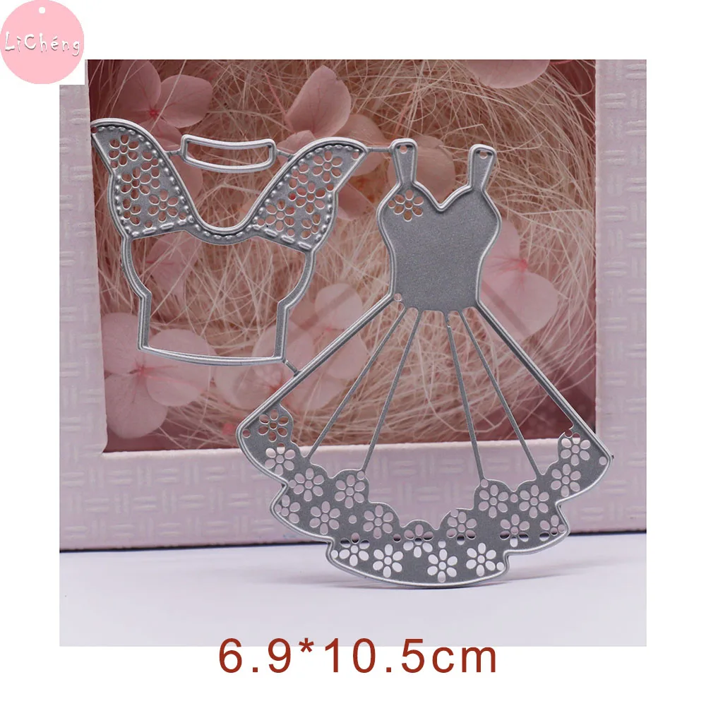 Платье металлические высекальные формы трафарет для скрапбукинга тиснение