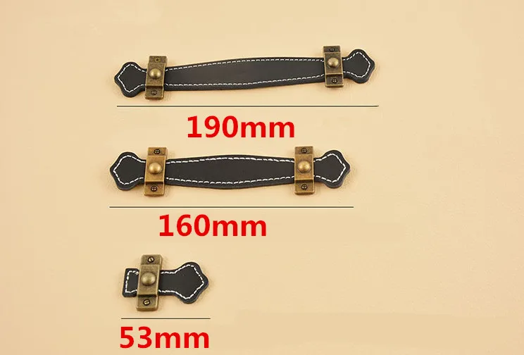 96 мм 128 современная простая модная дверная ручка для шкафа 5 &quotкоричневая кожаная