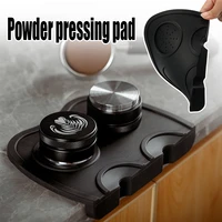 espresso coffee tampers mat fluted coffeesafe silicone rubber coffeeware tamping mat tampering corner mat pad anti skid food