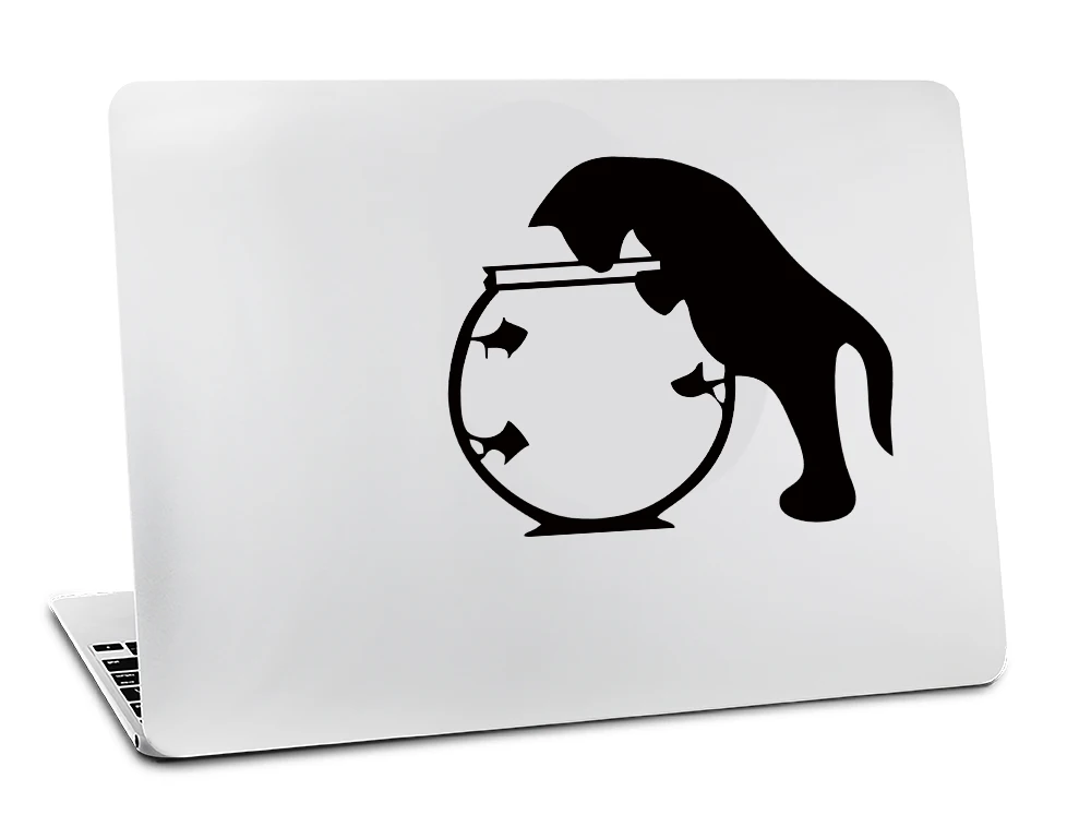 Наклейка с котом для Aladin Magic Racer для Macbook Skin Air 11 12 13 Pro 13 15 17 retina для Apple, ноутбука, автомобиля, Виниловая наклейка - Цвет: A3015