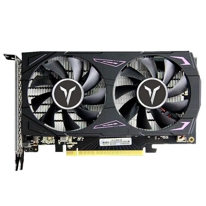 Yeston GTX1650 4G D6 ie карта 1410 1590 МГц/12000 МГц 4 ГБ/128 бит/GDDR6 игровая карта|Видеокарты| |