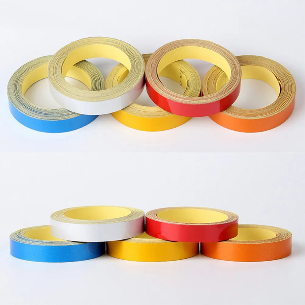 1 рулон светоотражающая Виниловая пленка для автомобиля и мотоцикла 10 мм х 5