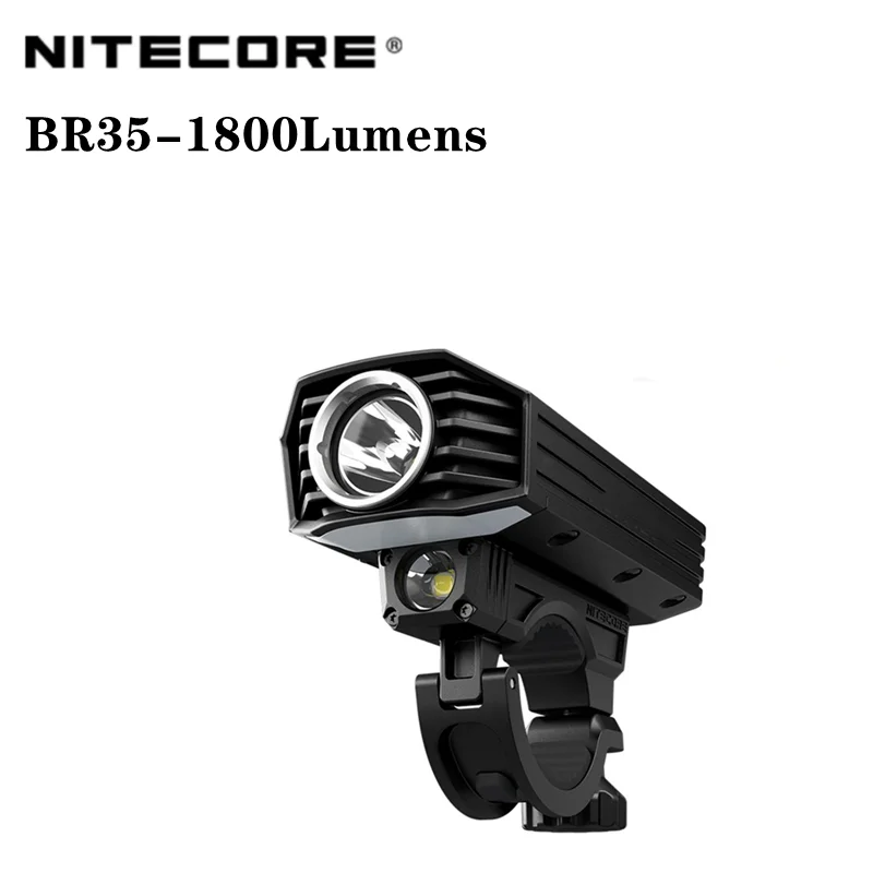 値段 Nitecore Br35-強力な自転車ライト,1800ルーメン,充電式,デュアルビーム,内蔵バッテリー,サイクリング用