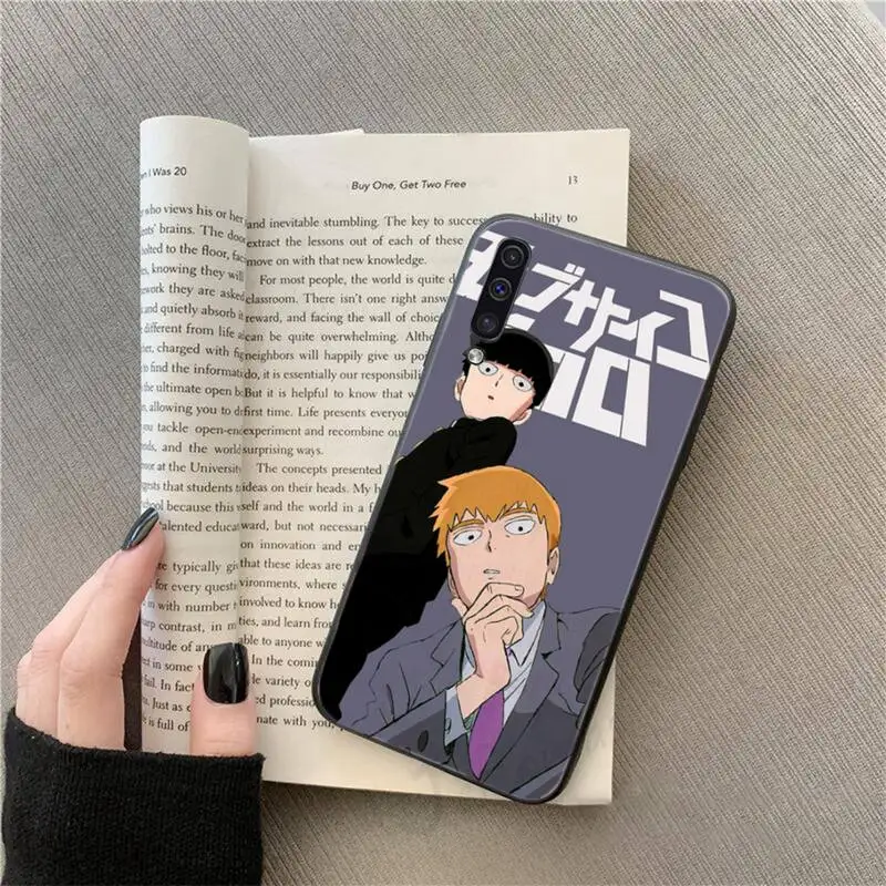 

Mob psycho 100 Shigeo Kageyama anime Phone Case For Samsung galaxy S 9 10 20 A 10 21 30 31 40 50 51 71 s note 20 j 4 2018 plus