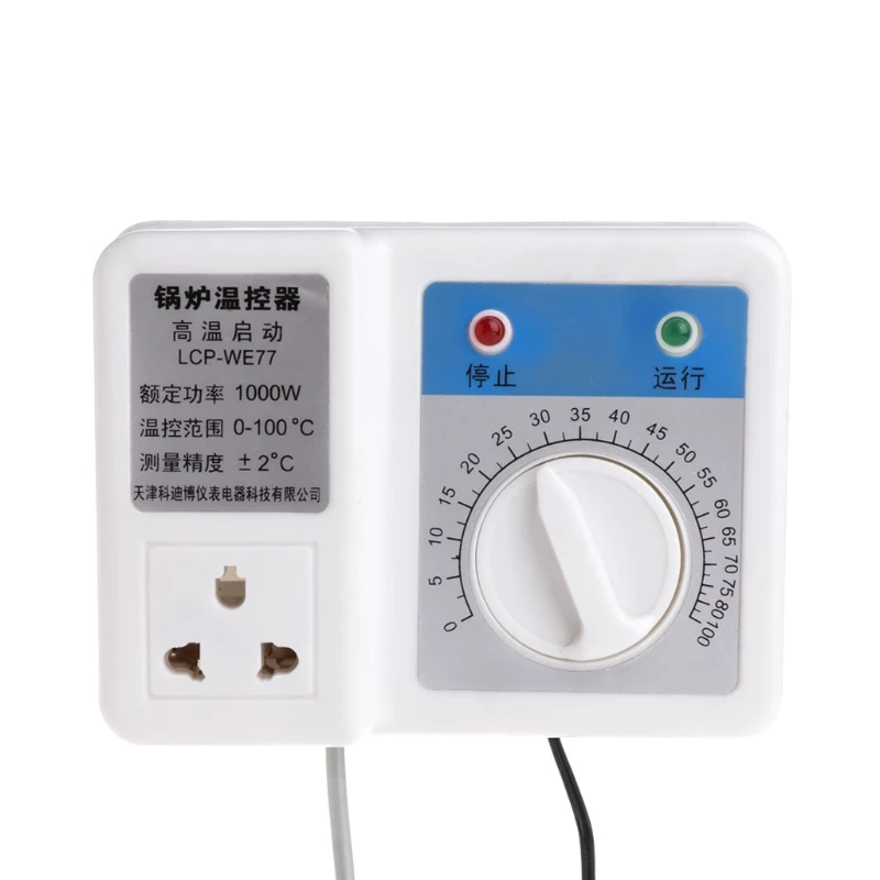 

220V 1000W Boiler Thermostat Regulator Circulating Pump Machanical Temperature Controller Intelligent Control with Sensor