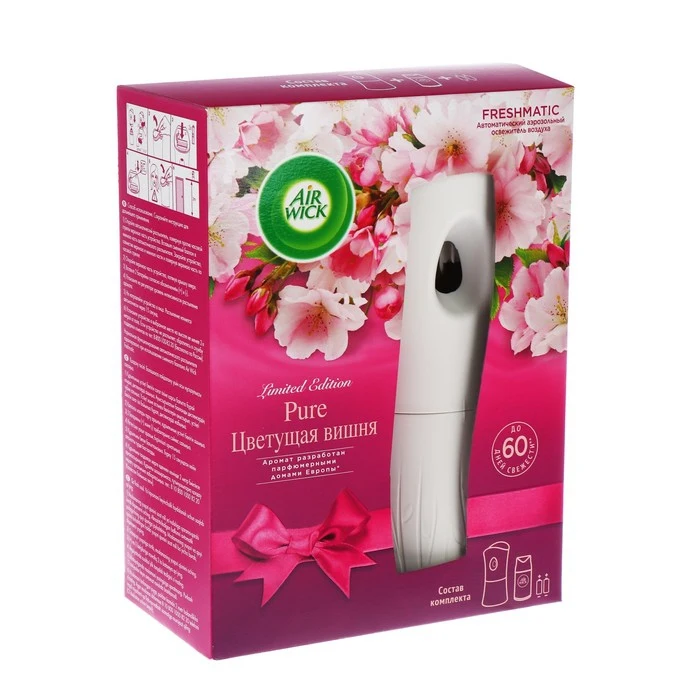 Освежитель воздуха Airwick Pure Freshmatic Цветущая вишня автоматический 250 мл |