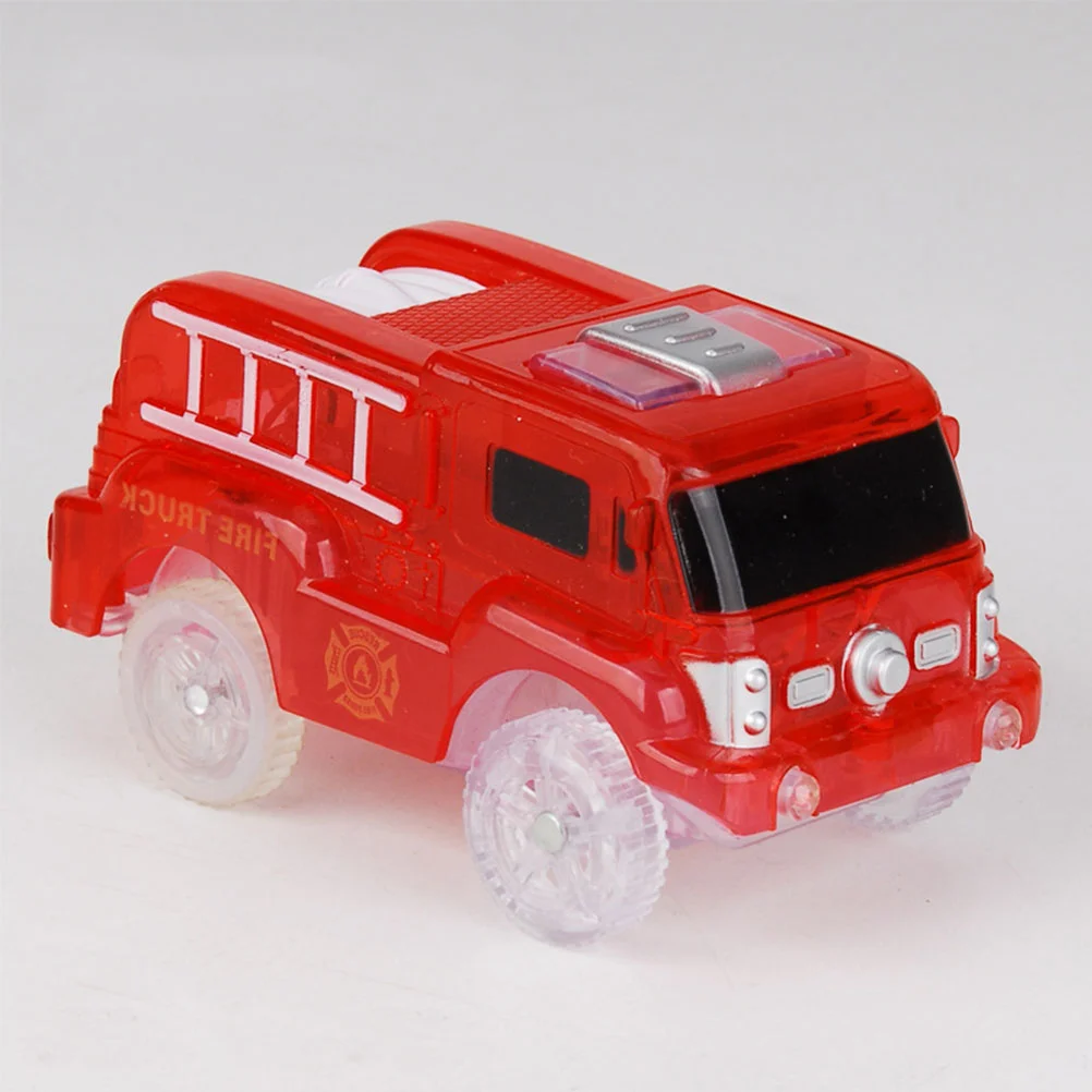 

Мигающая пожарная машина электрическая светящаяся модель пожарной машины обучающая для детей (батарея)