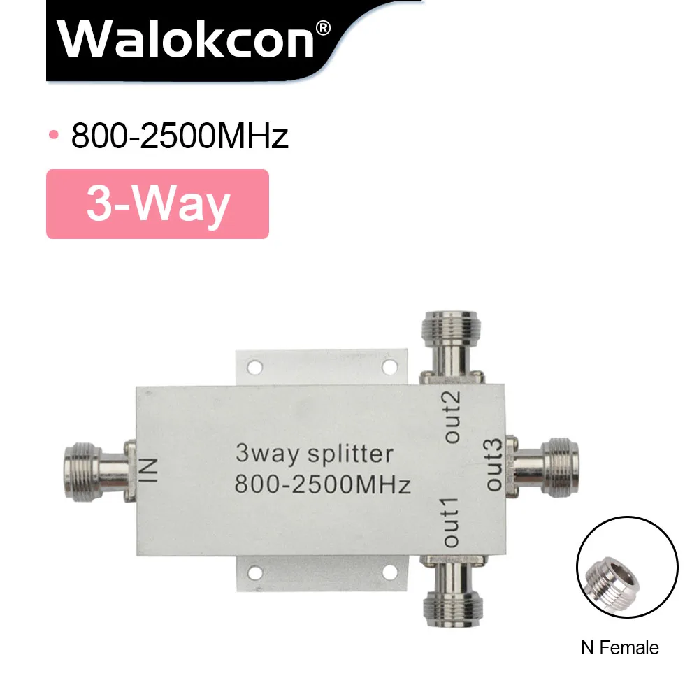 Трехканальный разделитель мощности 800 МГц 2500 делитель усилителя сотового