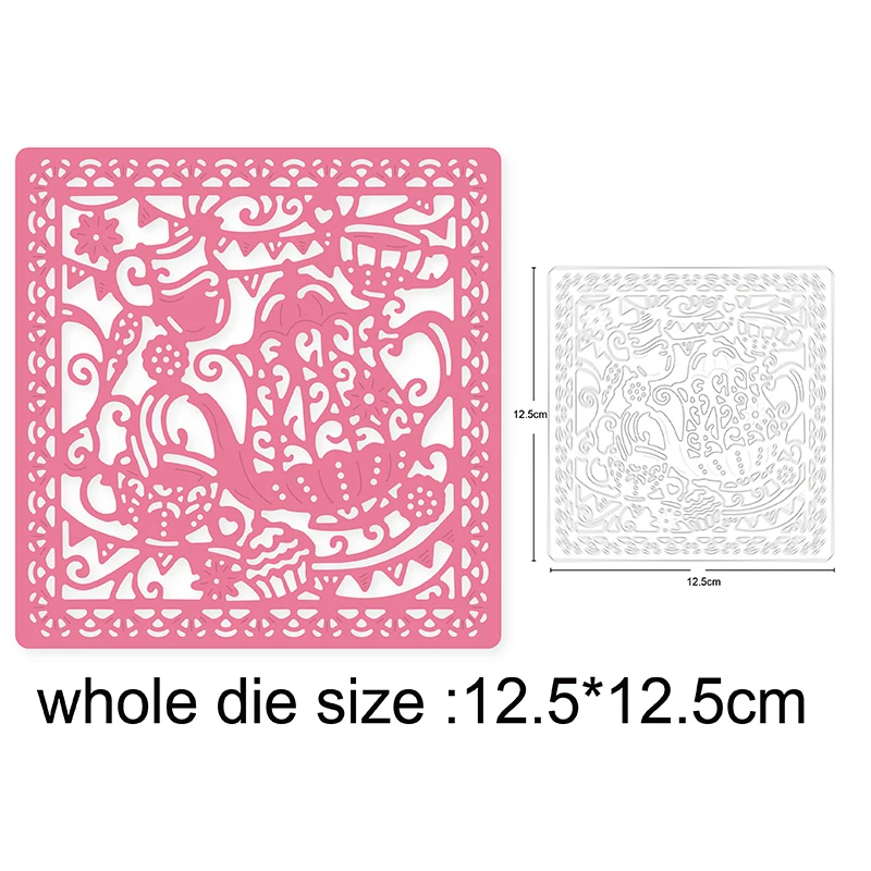 

Craft dies metal cutting dies cut die Christmas Scenes Frame decoration Scrapbooking paper knife mould blade punch stencils dies