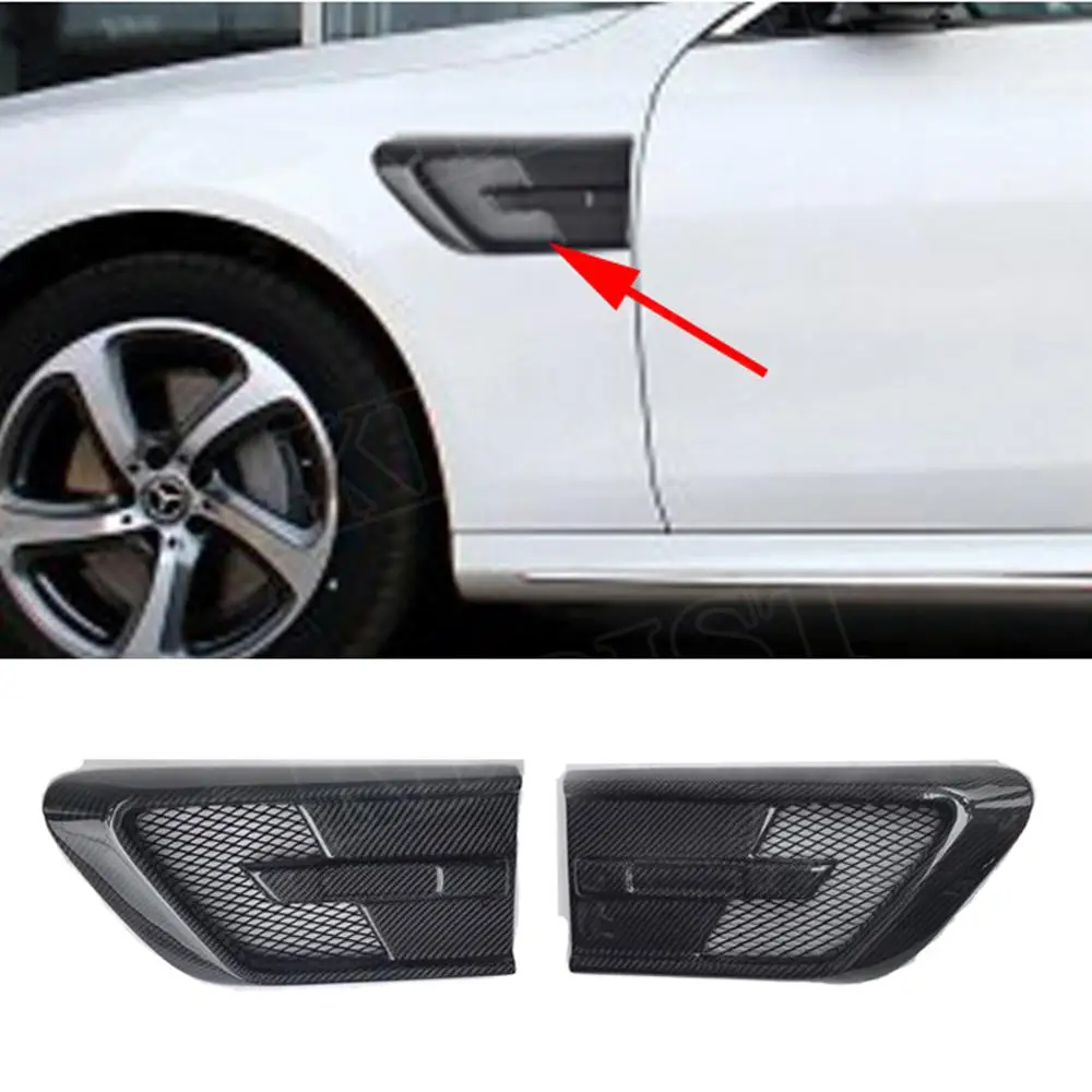 Фальшивая обшивка бокового крыла из углеродного волокна для Benz w213 E200 E220 E250 E300 4