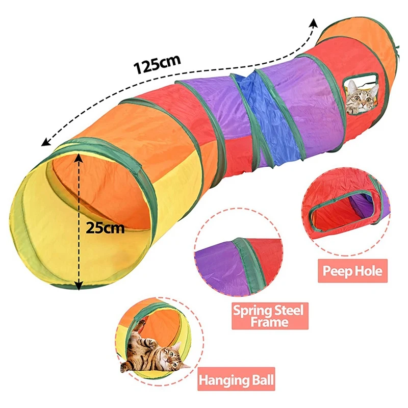 Набор игрушек для кошек из 20 предметов туннели шарики игрушка перьев плюшевая