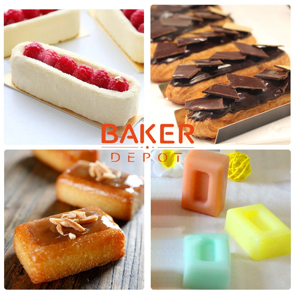 BAKER DEPOT силиконовая форма для шоколадного мыла Прямоугольная выпечки