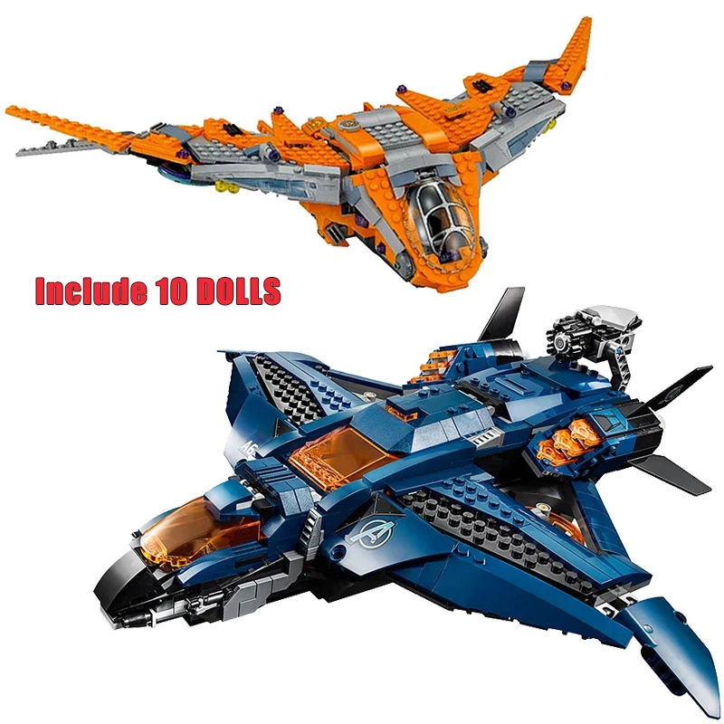 

Ultimate Quinjet Galaxy Starship совместимый 76126 76107 конструктор Супер Герои кирпичи с фигурками игрушки рождественские подарки