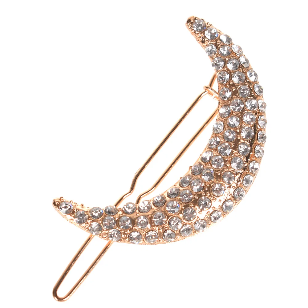 2 1 шт. стиль женские блестящие хрустальные лунные Стразы заколки для волос женские шпильки для волос Зажимы - Цвет: 2