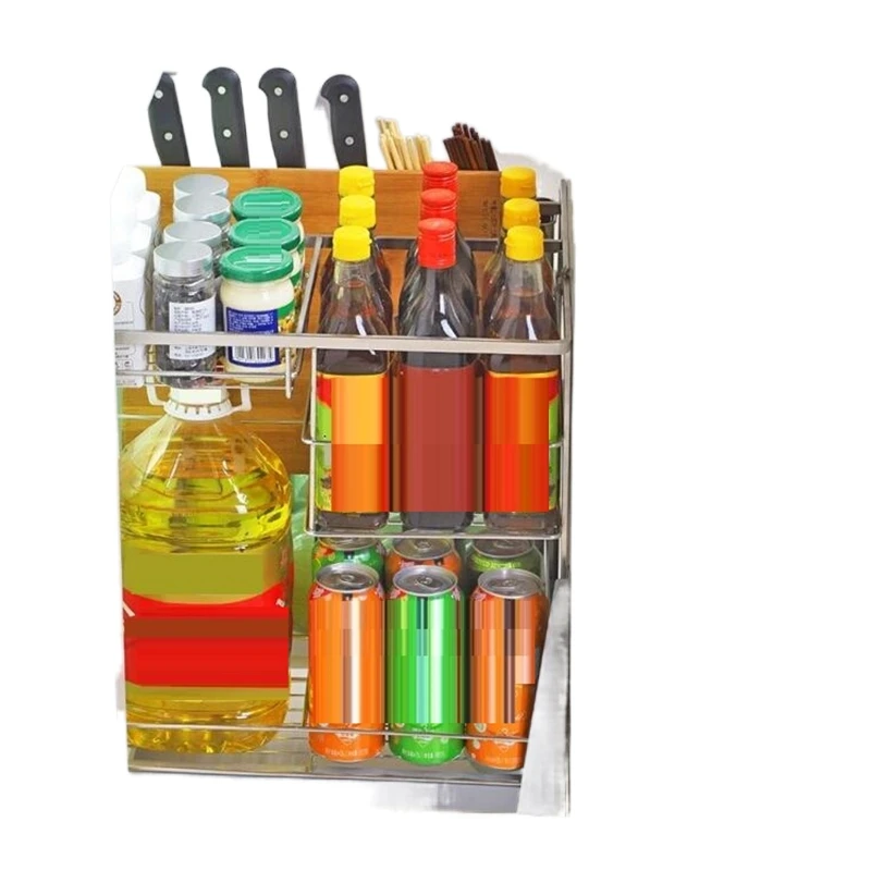 Keuken Rack Organizador Armario Dish Drainer из нержавеющей стали Cocina Organizer кухонный шкаф Cestas Para Organizar