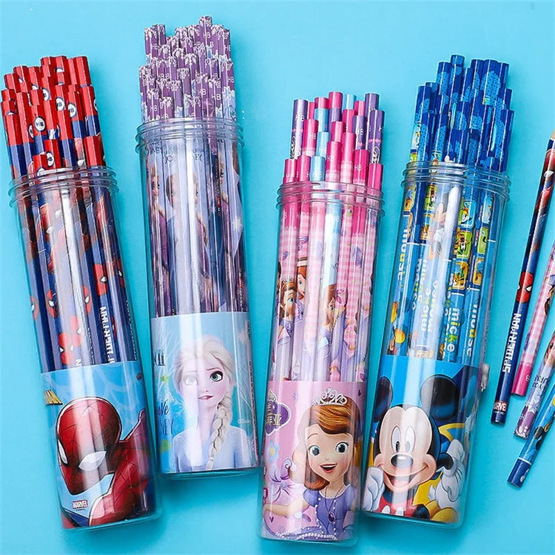 Карандаш HB для рисования детский карандаш письма с героями Диснея Микки