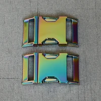 1 pcslot 25mm release buckle metal detach buckle use for sports bags students bags luggage travel buckle accessories