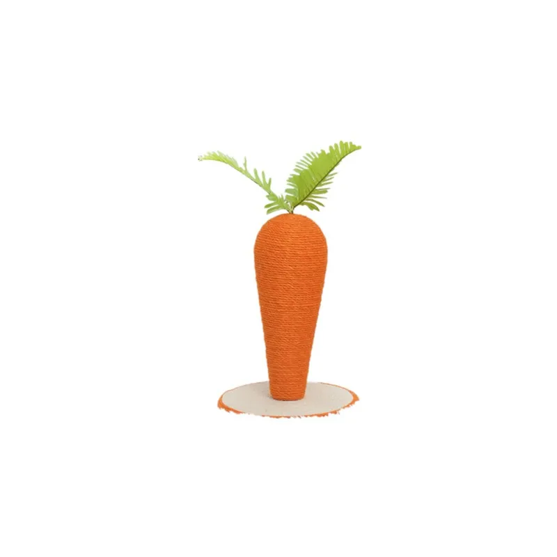 

Small Size Sisal Climbing Cat Toy Radish Two Color Simulation Pet Products Fit For 2.5KG Pet