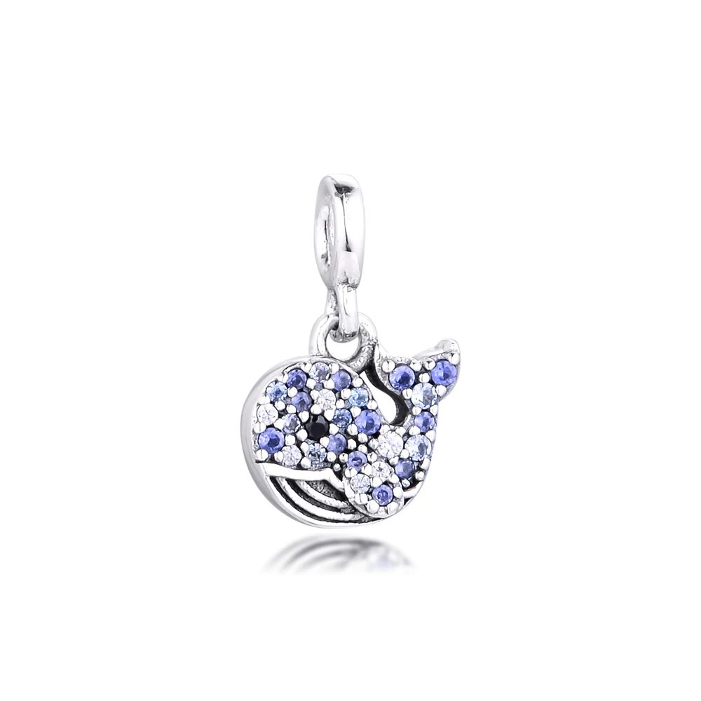 CKK My Blue Подвески Кит 925 оригинальные Fit Pandora ME браслеты из стерлингового серебра с