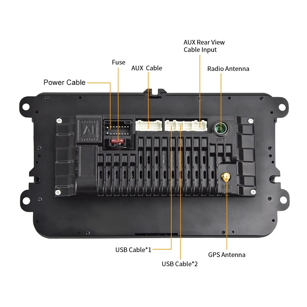 Podofo 2din Android автомобильный Радио для Volkswagen 7 &quotGPS Wifi FM Авторадио 2DIN мультимедийный