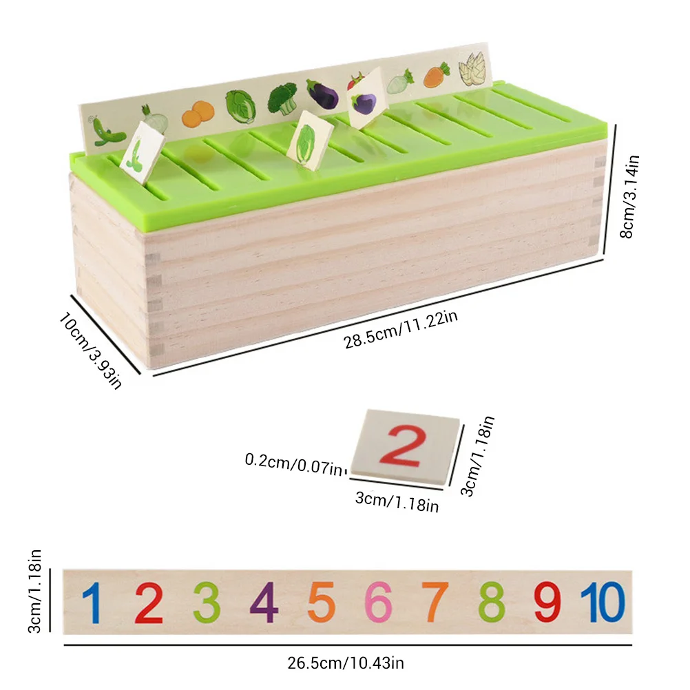 Образовательные игрушки мультфильм Деревянный флэш карты Матч коробка