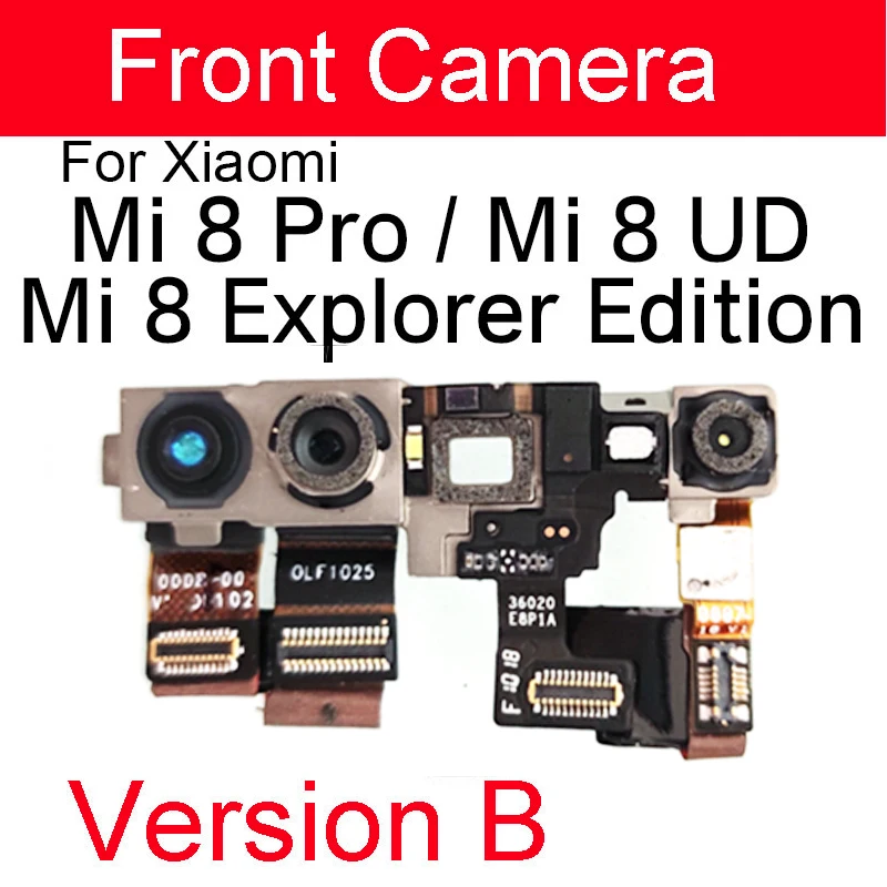 

Original For Xiaomi Mi 8 Explorer Edition UD Mi8 Pro Front Rear Main Camera Small Facing & Back Camera Moduel Replacement Part