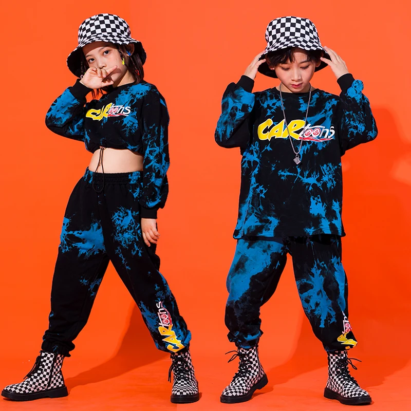

Детский танцевальный костюм Rave в стиле хип-хоп, сценическая одежда, наряды в стиле K-pop, осенняя одежда для джазовых танцев, детская одежда дл...