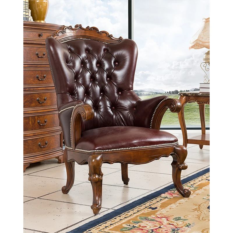 Античный Набор деревянных диванов в американском стиле для гостиной итальянский