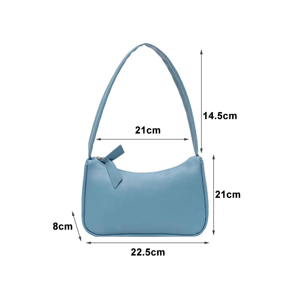 

2020 Women Fashion Designer Retro Handbag PU Leather Shoulder Totes Underarm Vintage Top Female Small Subaxillary Bag