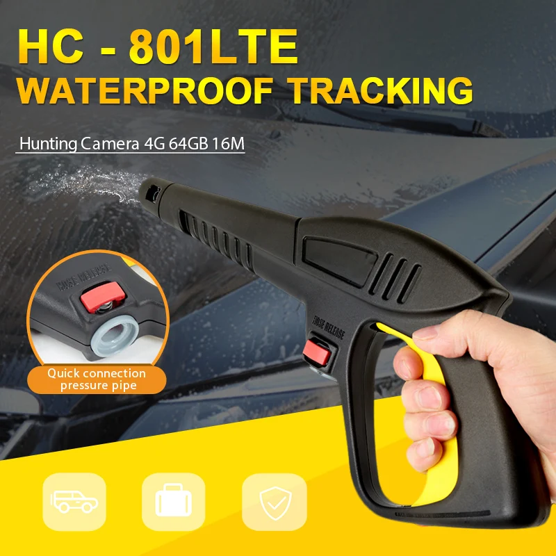 Zeepin Автомойка спрей водяной пистолет высокого давления Штепсель быстрого