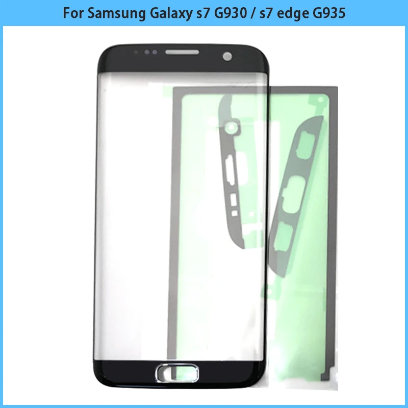 For Samsung Galaxy S7 Edge G930F G935F Housing Case Middle Frame + Battery Back Cover Glass Front Panel+ Adhesive | Мобильные