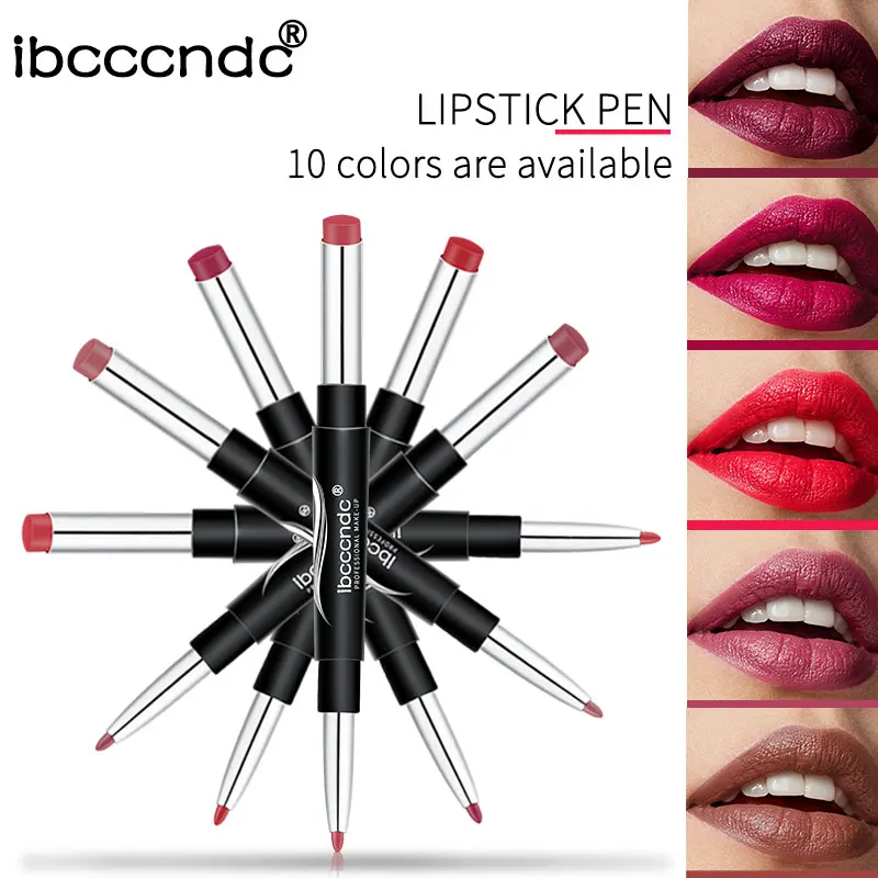 10 цветов двухсторонний фотокарандаш водостойкий стойкий ТИНТ сексуальная