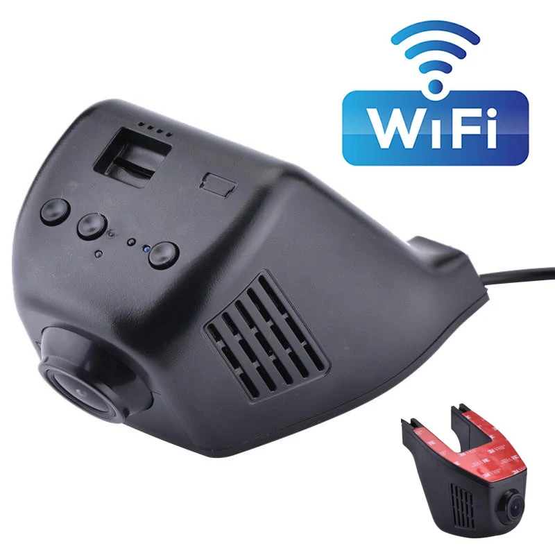 Видеорегистратор 1080P HD для автомобиля Wi Fi приложение вождения ночное видение g
