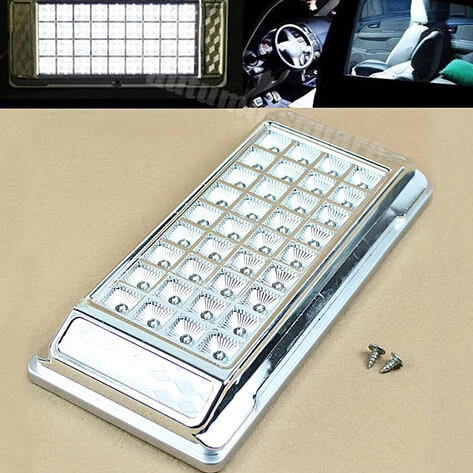 

36pcs X LED Car Bright Roof Ceiling Interior White Light DC 12V Palte Auxiliary Lamp Universal For Vehicles Car