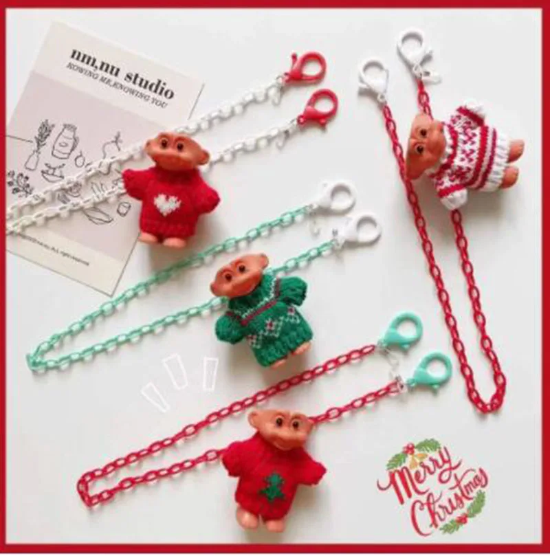 

Цепочка для очков на шею, модный Рождественский шнурок с держателем для очков, Ювелирное Украшение для очков, рождественский подарок для де...