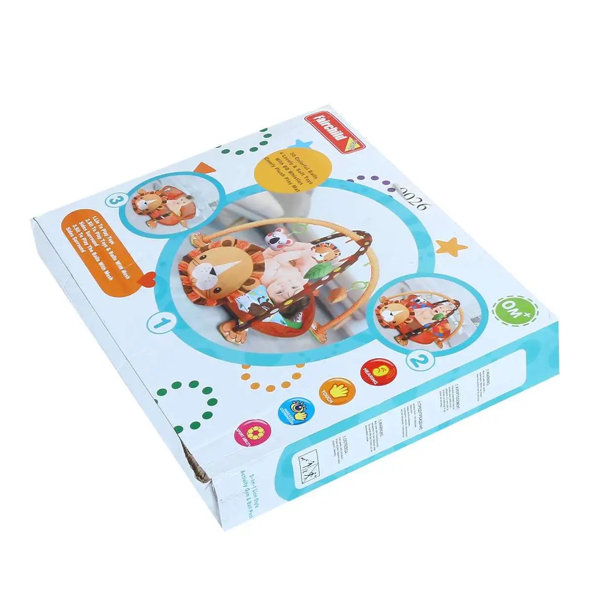 

3 In 1 Play Mat Round Lion Turtle Crawling Blanket Infant Game Pad Play Rug Kids Activity Mat Gym Folding Tapete Infantil