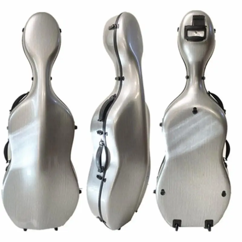 

Light weight gray carbon fiber composite cello case 4/4,free postage