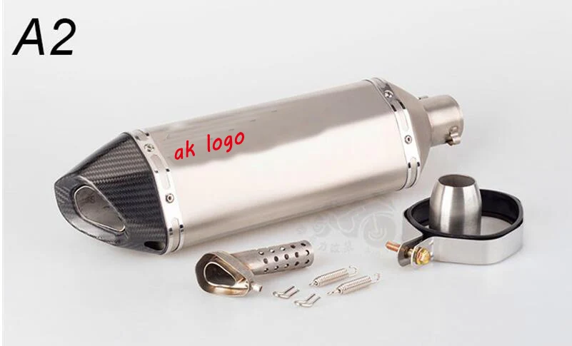 Универсальный модифицированный глушитель выхлопной трубы moto rcycle 51 мм большой