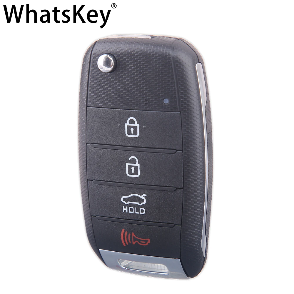WhatsKey 3/4 кнопка Автомобильный ключ корпус чехол для Kia Sportage K2 K3 K5 Carens Cerato Forte