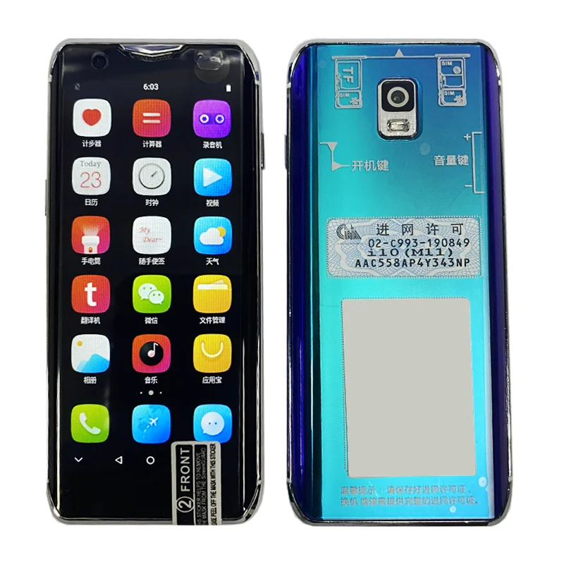 4G Карманный смартфон K-touch i10 3,5 дюймов изогнутый экран мобильный телефон Android 8,1 Лицо ID роскошный мобильный телефон Google Play магазин - Цвет: i10 Green