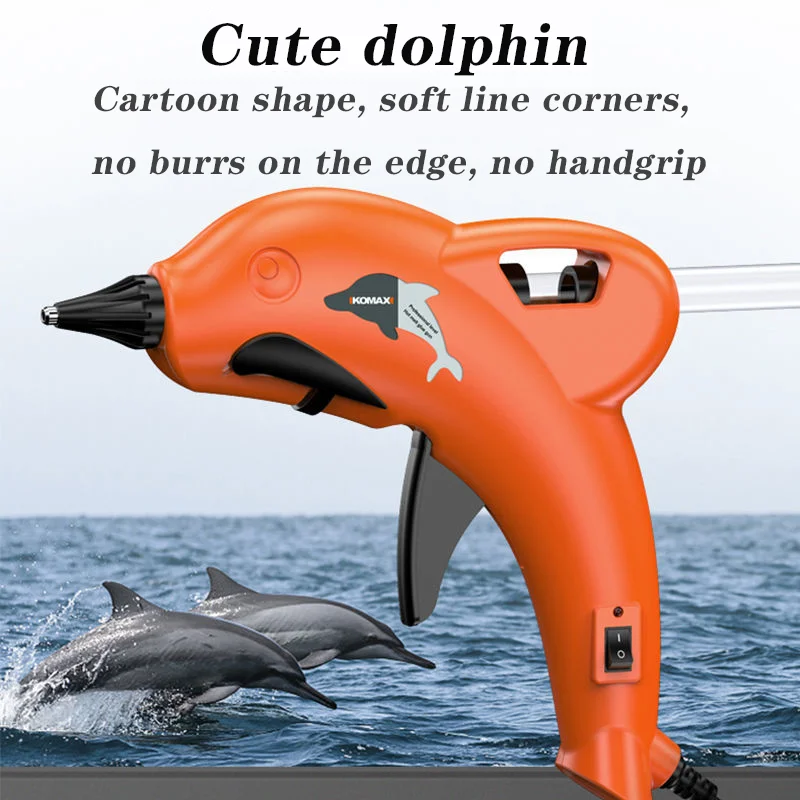 Термоклеевой пистолет высокотемпературный силиконовый 90 Вт для проектов сделай