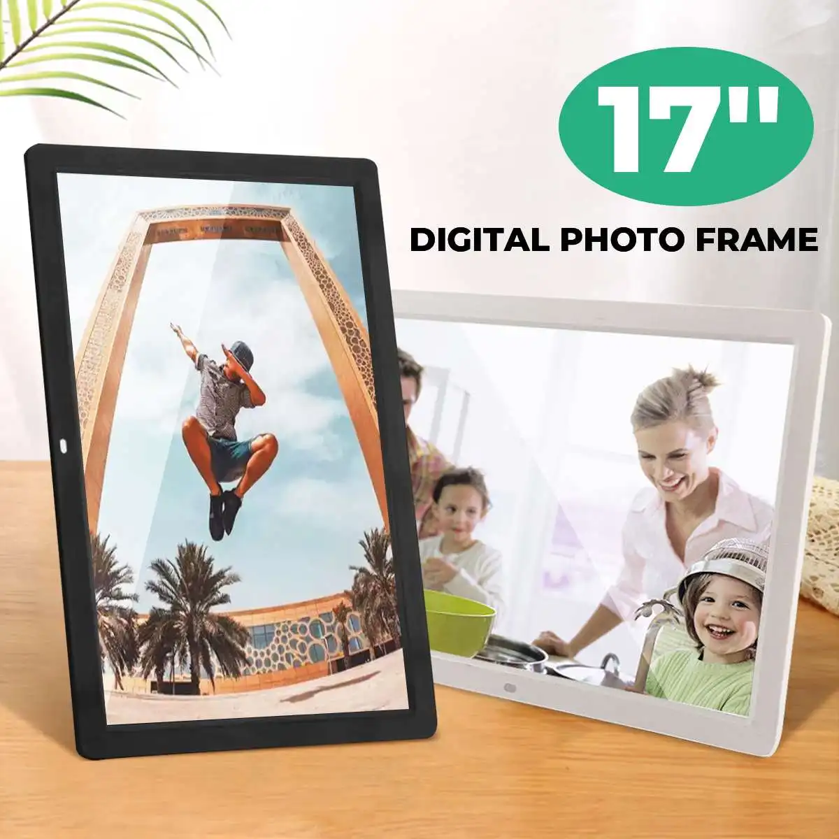 

17 Inch LED Backlight HD 1440*900 Full Function Digital Photo Frame Electronic Album digitale Picture Music Video Good Gift